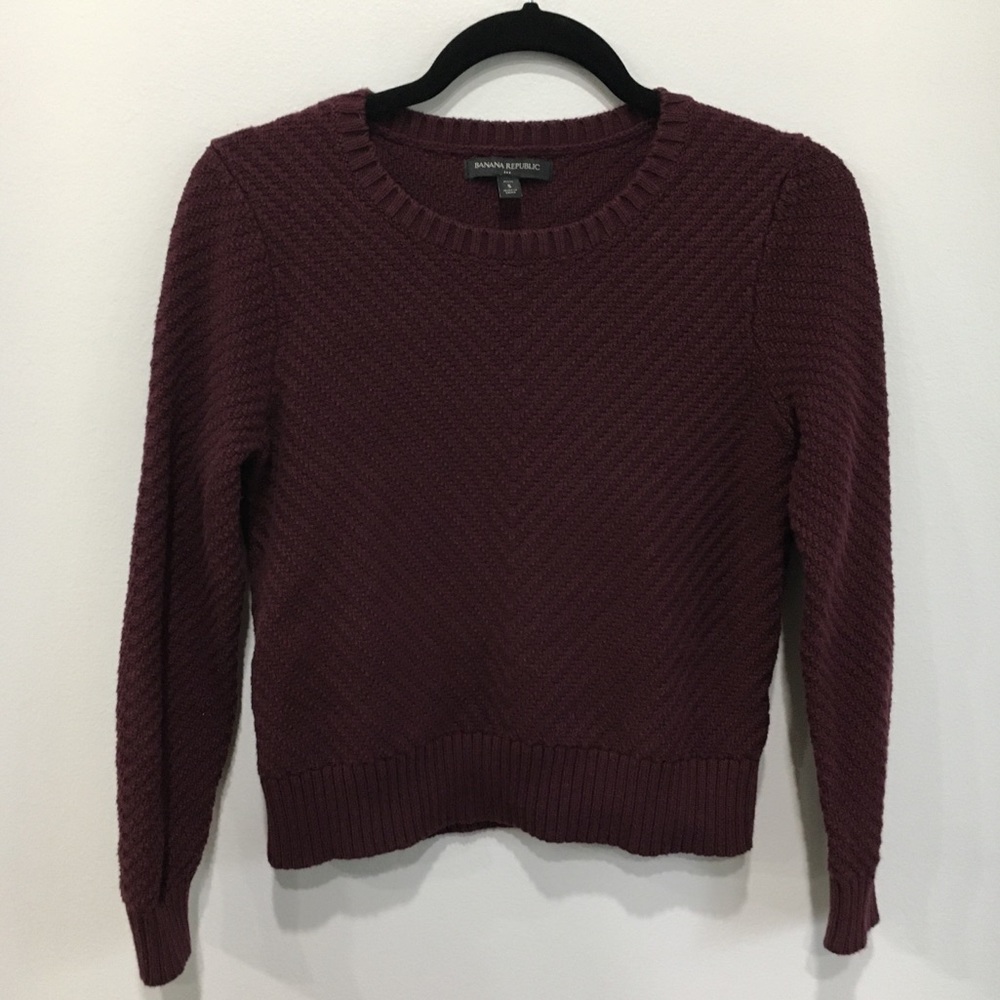 Slightly cropped sweater